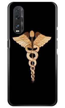 Doctor Logo Mobile Back Case for Oppo Find X2  (Design - 134)