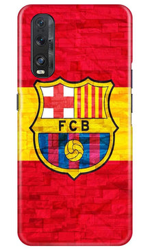 FCB Football Mobile Back Case for Oppo Find X2  (Design - 174)