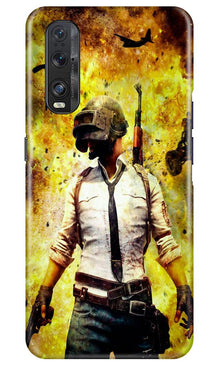 Pubg Mobile Back Case for Oppo Find X2  (Design - 180)