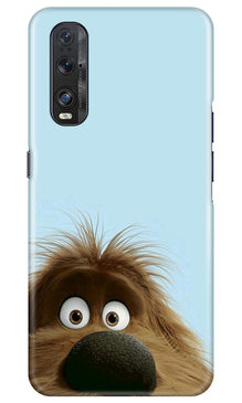 Cartoon Mobile Back Case for Oppo Find X2 (Design - 184)