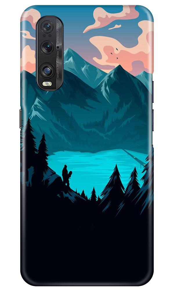 Mountains Case for Oppo Find X2 (Design - 186)