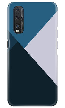 Blue Shades Mobile Back Case for Oppo Find X2 (Design - 188)