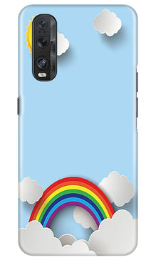 Rainbow Mobile Back Case for Oppo Find X2 (Design - 225)