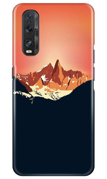 Mountains Mobile Back Case for Oppo Find X2 (Design - 227)