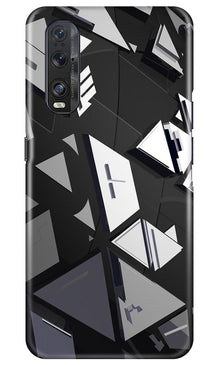 Modern Art Mobile Back Case for Oppo Find X2 (Design - 230)