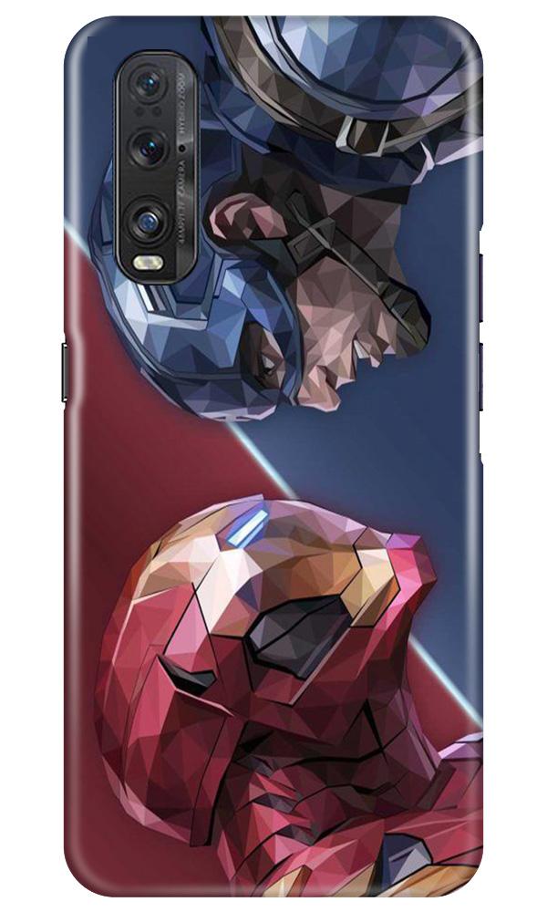 Ironman Captain America Case for Oppo Find X2 (Design No. 245)