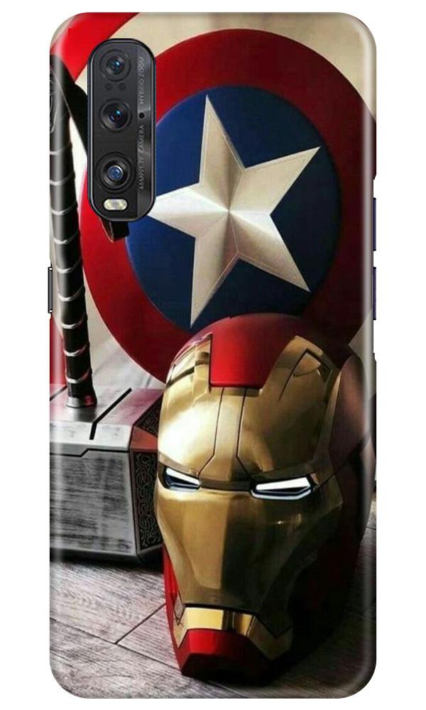 Ironman Captain America Case for Oppo Find X2 (Design No. 254)
