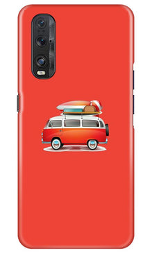 Travel Bus Mobile Back Case for Oppo Find X2 (Design - 258)