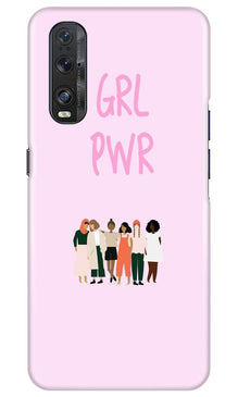 Girl Power Mobile Back Case for Oppo Find X2 (Design - 267)