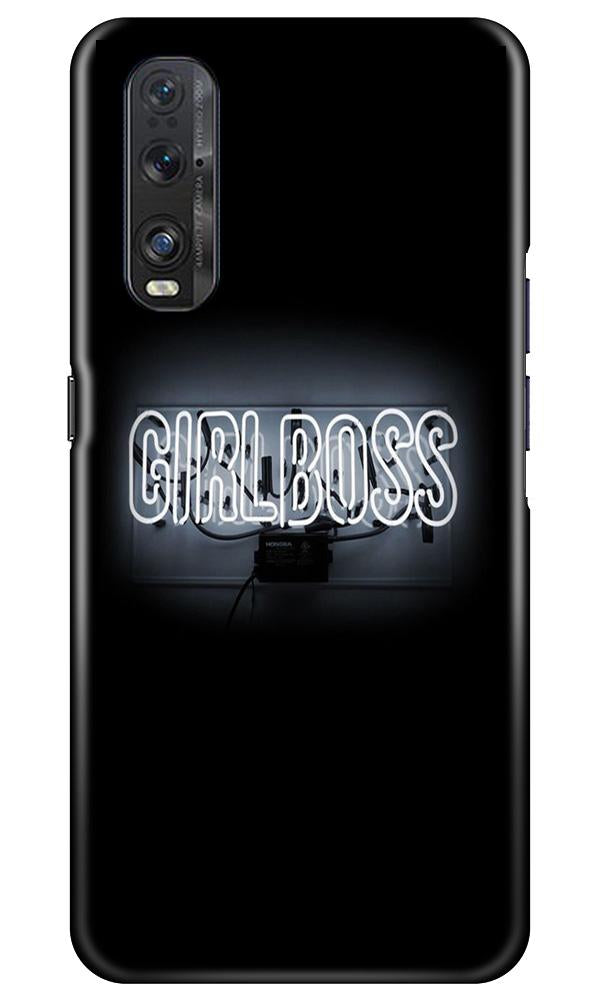 Girl Boss Black Case for Oppo Find X2 (Design No. 268)