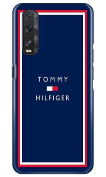 Tommy Hilfiger Mobile Back Case for Oppo Find X2 (Design - 275)
