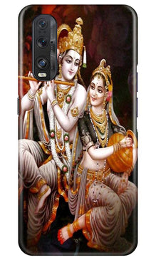 Radha Krishna Mobile Back Case for Oppo Find X2 (Design - 292)