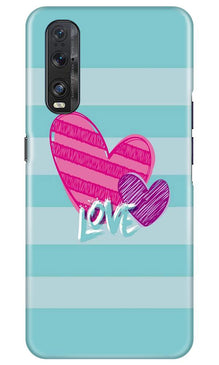 Love Mobile Back Case for Oppo Find X2 (Design - 299)