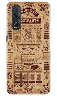 Hogwarts Mobile Back Case for Oppo Find X2 (Design - 304)