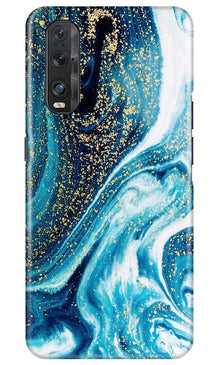 Marble Texture Mobile Back Case for Oppo Find X2 (Design - 308)