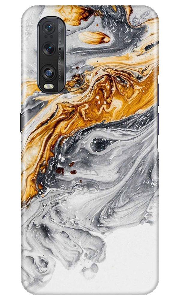 Marble Texture Mobile Back Case for Oppo Find X2 (Design - 310)