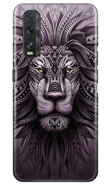 Lion Mobile Back Case for Oppo Find X2 (Design - 315)