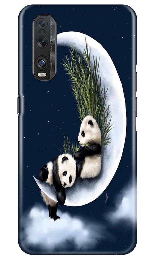 Panda Moon Mobile Back Case for Oppo Find X2 (Design - 318)