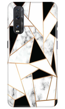 Marble Texture Mobile Back Case for Oppo Find X2 (Design - 322)