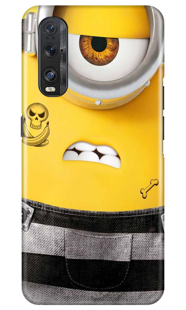 Minion Mobile Back Case for Oppo Find X2 (Design - 324)