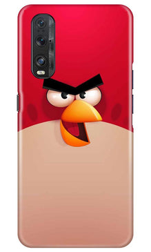 Angry Bird Red Mobile Back Case for Oppo Find X2 (Design - 325)