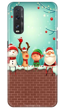 Santa Claus Mobile Back Case for Oppo Find X2 (Design - 334)