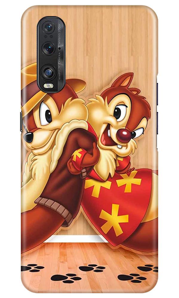 Chip n Dale Mobile Back Case for Oppo Find X2 (Design - 335)