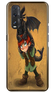 Dragon Mobile Back Case for Oppo Find X2 (Design - 336)