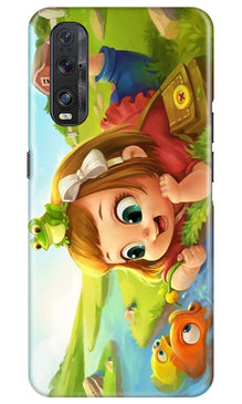 Baby Girl Mobile Back Case for Oppo Find X2 (Design - 339)