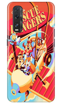 Rescue Rangers Mobile Back Case for Oppo Find X2 (Design - 341)