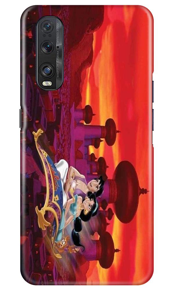 Aladdin Mobile Back Case for Oppo Find X2 (Design - 345)