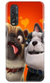 Dog Puppy Mobile Back Case for Oppo Find X2 (Design - 350)