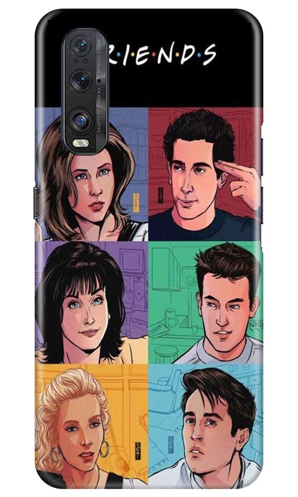 Friends Mobile Back Case for Oppo Find X2 (Design - 357)