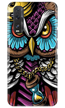 Owl Mobile Back Case for Oppo Find X2 (Design - 359)