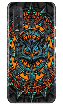Owl Mobile Back Case for Oppo Find X2 (Design - 360)