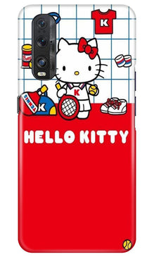 Hello Kitty Mobile Back Case for Oppo Find X2 (Design - 363)