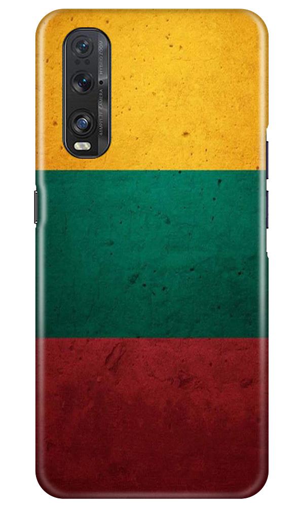 Color Pattern Mobile Back Case for Oppo Find X2 (Design - 374)