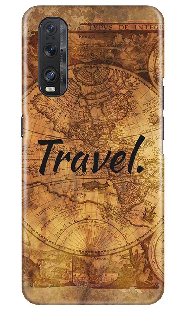 Travel Mobile Back Case for Oppo Find X2 (Design - 375)