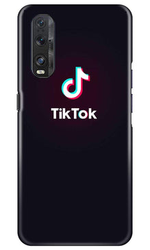 Tiktok Mobile Back Case for Oppo Find X2 (Design - 396)