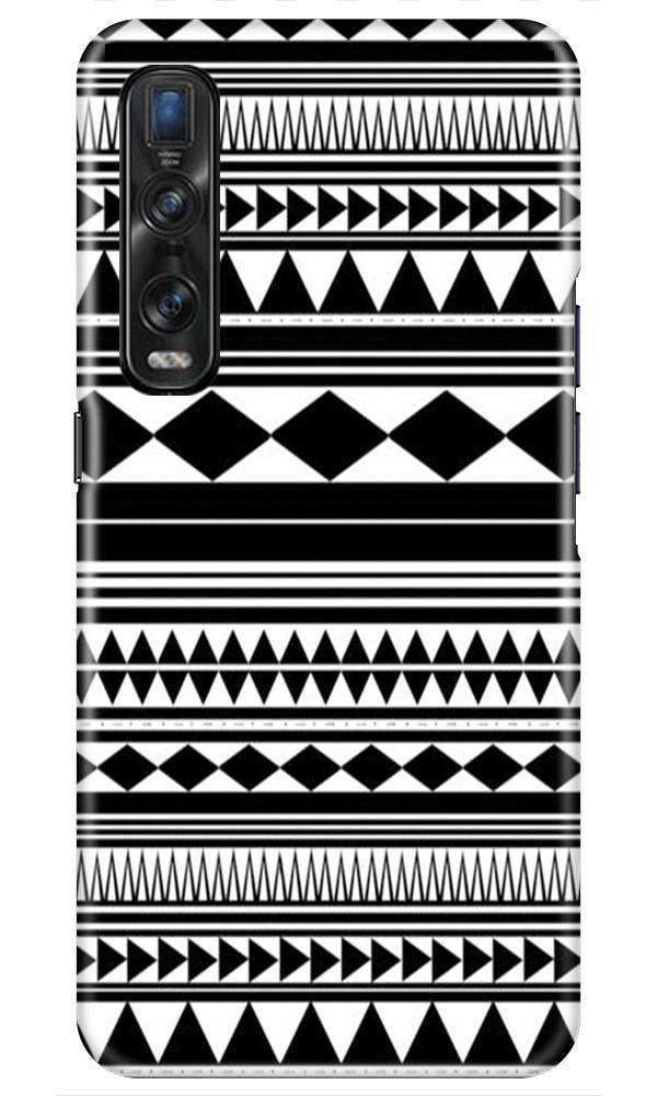 Black white Pattern Case for Oppo Find X2 Pro