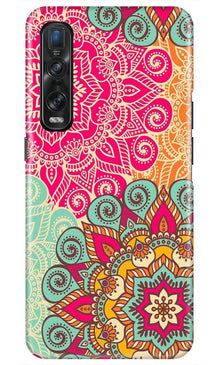 Rangoli art Mobile Back Case for Oppo Find X2 Pro (Design - 6)