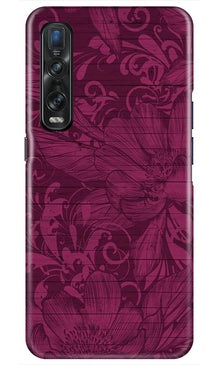 Purple Backround Mobile Back Case for Oppo Find X2 Pro (Design - 22)