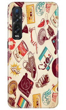 Vintage Mobile Back Case for Oppo Find X2 Pro (Design - 35)