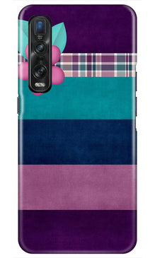 Purple Blue Mobile Back Case for Oppo Find X2 Pro (Design - 37)