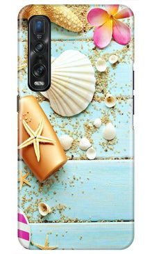 Sea Shells Mobile Back Case for Oppo Find X2 Pro (Design - 63)