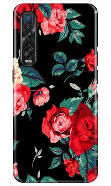 Red Rose2 Mobile Back Case for Oppo Find X2 Pro (Design - 81)