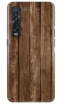 Wooden Look Case for Oppo Find X2 Pro(Design - 112)