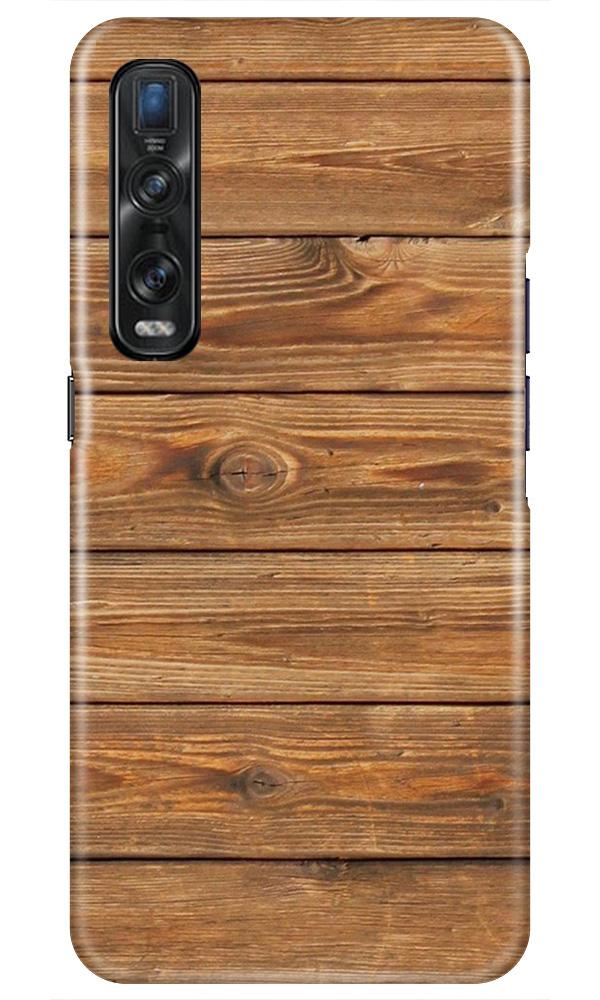 Wooden Look Case for Oppo Find X2 Pro(Design - 113)