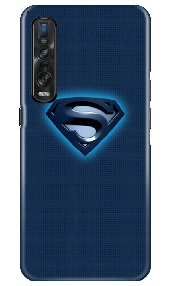 Superman Superhero Case for Oppo Find X2 Pro  (Design - 117)
