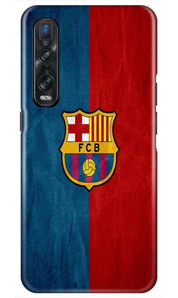 FCB Football Case for Oppo Find X2 Pro  (Design - 123)